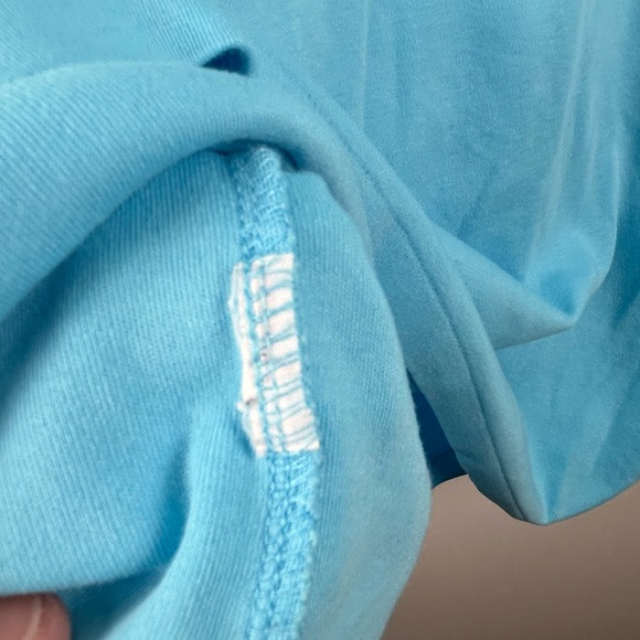 Polo Ralph Lauren Vintage Polo Shirt Y2K Size XL Mens light blue pink pony - Picture 7 of 8